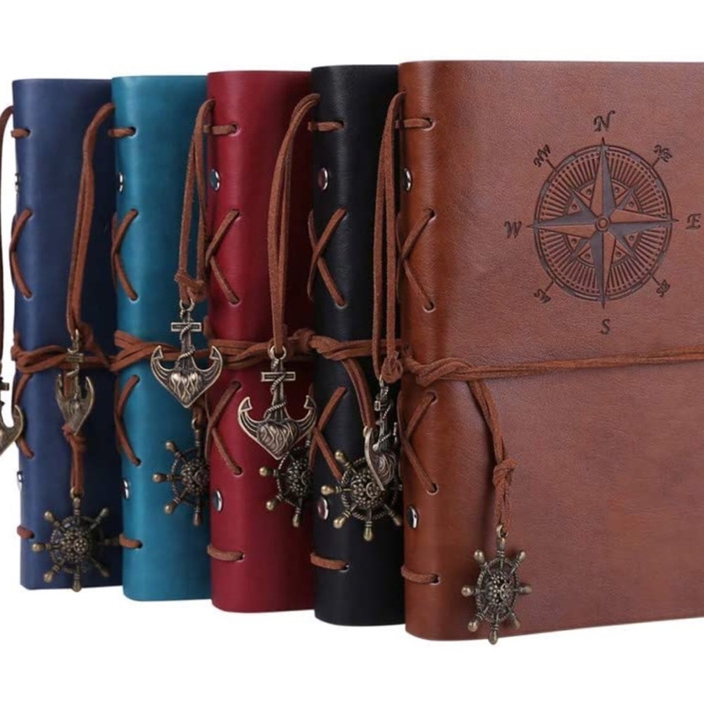 🗝 Leather Password Book Journal Travel Diary 📔 - Picture 2 of 16